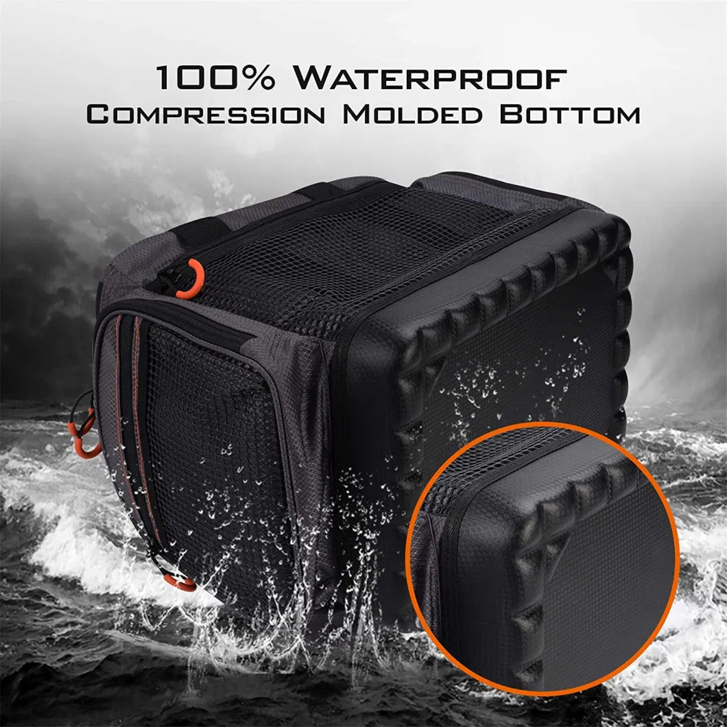 Custom Fishing Tackle Storage Bags Gear Bag Waterproof Fish Food Storage Organizer Carrier Bag Tool Tackle Box Bag Gift Accessories Outdoor Backpack