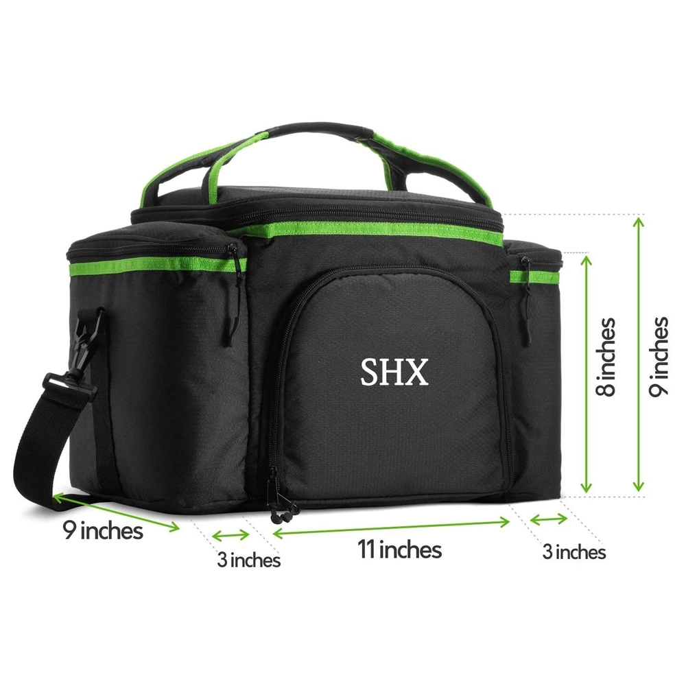 Big Leakproof Custom Logo Insulated Cooler 6 Packs Fitness Management Meal Prep Lunch Bag for Gym