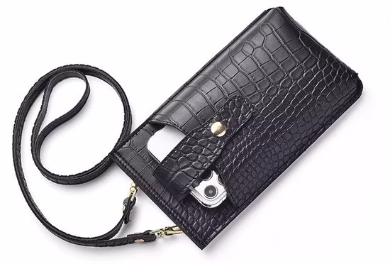 Maßgeschneiderte Logo-Designer-Frauen-Lady-Kartenhalter-klassische Geldbörse-Telefon-Beutel-Geldbörse